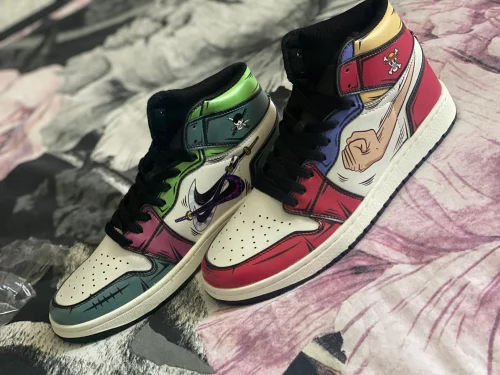 Zoro And Luffy Air Jordan 1 Custom OP Shoes V33 photo review