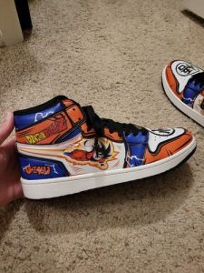 Goku And Vegeta Air Force Shoes Custom Dragon Ball Shoes V35 photo review