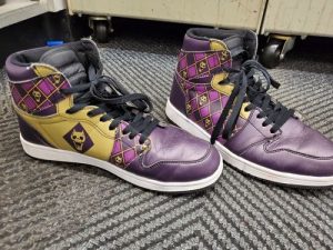 Kira Killer Queen JoJo's Bizarre Adventure Air Jordan Shoes photo review