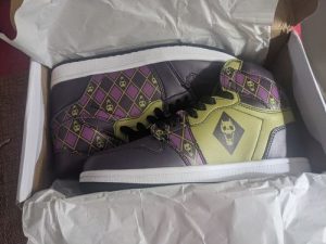 Kira Killer Queen JoJo's Bizarre Adventure Air Jordan Shoes photo review