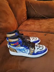 Vegeta Shoes Saiyan Air Jordan Dragon Ball Super Shoes V01 photo review