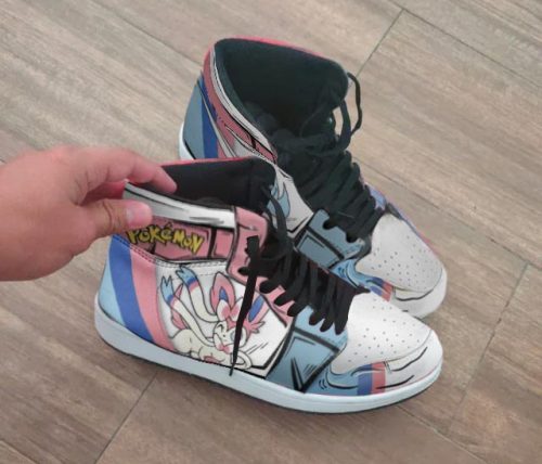 Sylveon Shoes PKM Air Jordan Custom Shoes V38 photo review